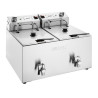 Friggitrice Elettrica Doppia con Timer - 2 X 8 L - Buffalo
