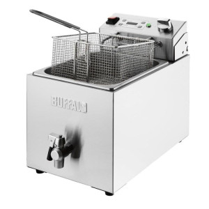 Friteuse Électrique Simple Avec Minuterie - 1 X 8L - Buffalo