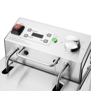 Friteuse Électrique Simple Avec Minuterie - 1 X 8L - Buffalo