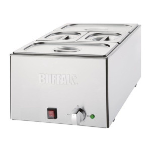 Bain-Marie Con Vaschette - 2 x GN 1/3 e 2 x GN 1/6 - Buffalo