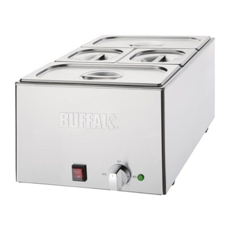 Bain-Marie Con Vaschette - 2 x GN 1/3 e 2 x GN 1/6 - Buffalo