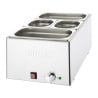 Bain-Marie Con Vaschette - 2 x GN 1/3 e 2 x GN 1/6 - Buffalo