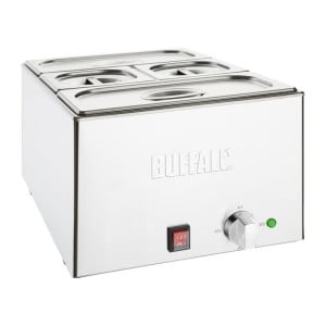 Bain-Marie Con Vaschette - 2 x GN 1/3 e 2 x GN 1/6 - Buffalo