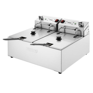 Friteuse Électrique Double Avec Minuterie - 2 X 5 L - Buffalo
