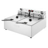 Friteuse Électrique Double Avec Minuterie - 2 X 5 L - Buffalo