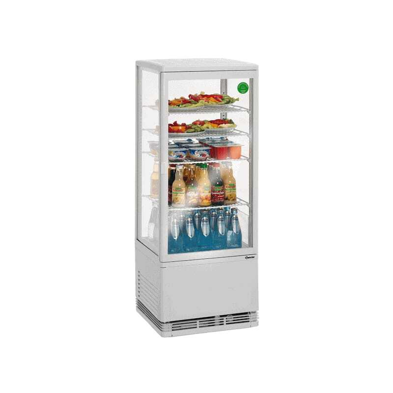 Mini professional refrigerated display case 98 liters