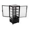 Vetrina Refrigerata Nera Con Porte Curve 86 L - Polar