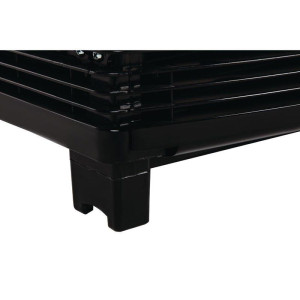 Vetrina Refrigerata Nera Con Porte Curve 86 L - Polar