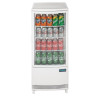 Vetrina Refrigerata Positiva Bianca 2 Porte Curve 86 L - Polar
