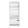 Vetrina Refrigerata Positiva Bianca 2 Porte Curve 86 L - Polar
