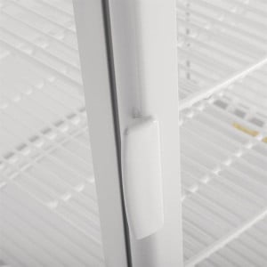 Vetrina Refrigerata Positiva Bianca 2 Porte Curve 86 L - Polar