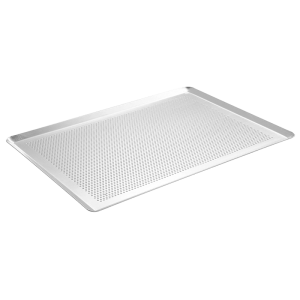 Perforated Aluminum Pastry Tray - 600 mm x 400 mm | Mychef