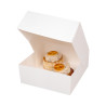 Scatola Pasticcera in Cartone Bianco - 29 x 29 cm - Lotto di 50 - FourniResto