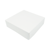 White Cardboard Pastry Box - 29 x 29 cm - Pack of 50 - FourniResto