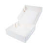 Scatola Pasticcera in Cartone Bianco - 29 x 29 cm - Confezione da 25 - FourniResto