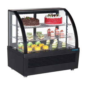 Vetrina Refrigerata da Banco Nera - 100 L - Polar
