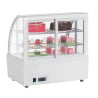 Vetrina Refrigerata da Banco Bianca - 2 Ripiani - 100 L - Polar