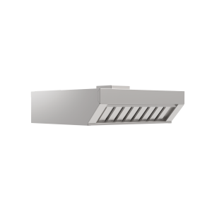 Cappa compatta a condensazione di vapore GN 1/1 per un ambiente di lavoro fresco e sano.