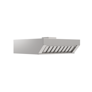 Hotte compacte à condensation de vapeur GN 1/1 pour un environnement de travail frais et sain.