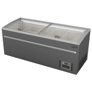 Congelatore a Pozzetto Grigio per Supermercato - 850 L