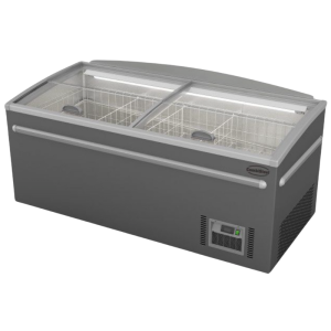 Congelatore a Pozzetto Grigio per Supermercato - 630 L