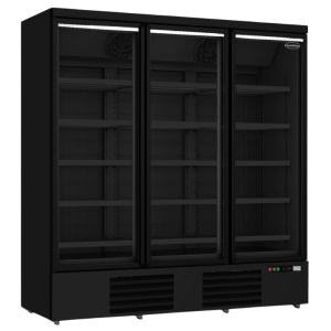 Vetrina Congelatore Ventilato 3 Porte Nero - 1450 L