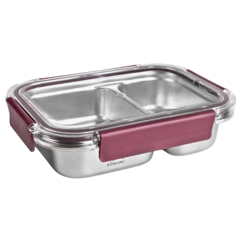 Scatola Inox con Coperchio in Plastica AS TwoGo