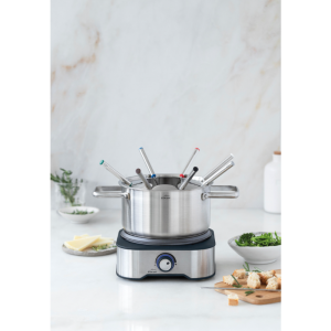 Apparecchio per Fonduta Elettrico Inox - Grey Plus - 1,2 L