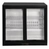 Retrobar Nero 2 Porte Scorrevoli 180 Bottiglie - 208 L - POLAR