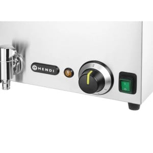 Bain-Marie con Rubinetto di Scarico - 3 GN 1/3 - HENDI