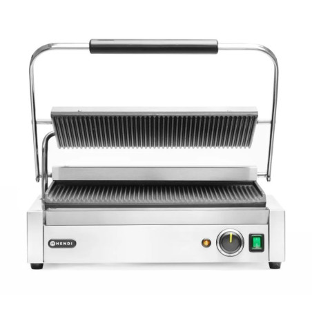 Grill a Contatto Panini XL - Piastra Rigata - HENDI