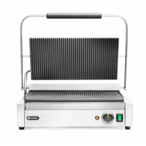 Grill a Contatto Panini XL - Piastra Rigata - HENDI