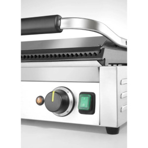 Grill a Contatto Panini XL - Piastra Rigata - HENDI