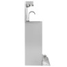 Lavandino a Pedale con Pattumiera, Distributore di Sapone e Carta - Dynasteel