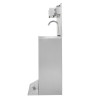 Lavandino a Pedale con Pattumiera, Distributore di Sapone e Carta - Dynasteel