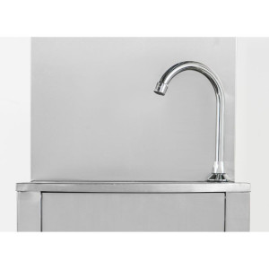 Lavandino a Pedale con Pattumiera, Distributore di Sapone e Carta - Dynasteel