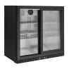 Retro Bar Refrigerato Compatto a 2 porte vetrate per ristorante, bar, birreria.