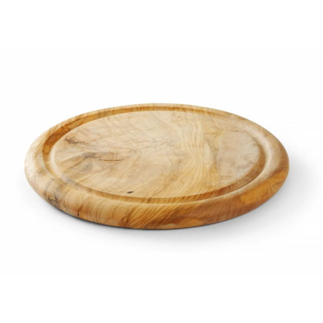 Tagliere in Legno d'Olivo - Ø 260 mm - HENDI