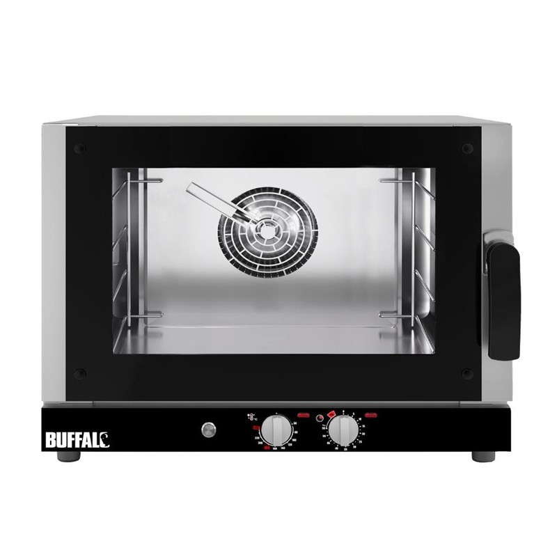 Forno a convezione con umidificatore 4 x GN 1/1 - Buffalo Forno a convezione con umidificatore 4 x GN 1/1 - Buffalo