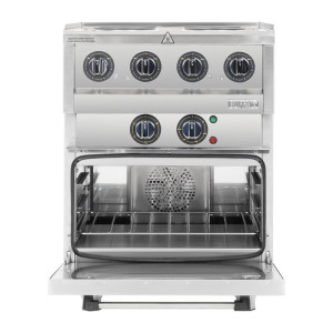 Fornello Elettrico su Forno a Convezione GN 1/1 600 - Buffalo