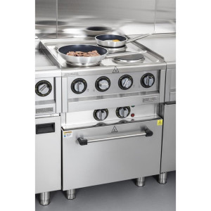 Fornello Elettrico su Forno a Convezione GN 1/1 600 - Buffalo