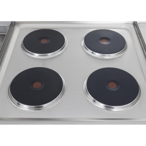 Fornello Elettrico su Forno a Convezione GN 1/1 600 - Buffalo