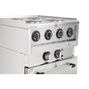 Fornello Elettrico su Forno a Convezione GN 1/1 600 - Buffalo