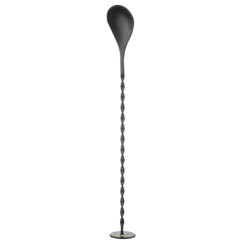 Cucchiaio da Cocktail con Pestello in Nero - 280 mm Cucchiaio da Cocktail con Pestello in Nero - 280 mm