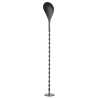 Cucchiaio da Cocktail con Pestello in Nero - 280 mm