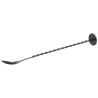 Cucchiaio da Cocktail con Pestello in Nero - 280 mm