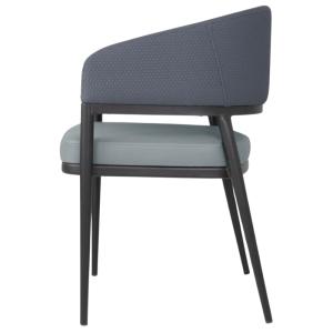 Meridian PVC Blue Armchairs - Set of 2