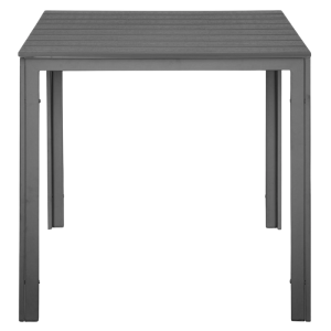 Tavolo a Doghe Quadrato Valletta in Grigio - 780 mm