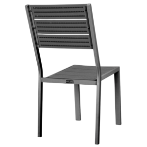 Sedia a Doghe Valletta in Grigio - Set di 4