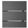 Valletta Slatted Benches in Gray - Set of 2